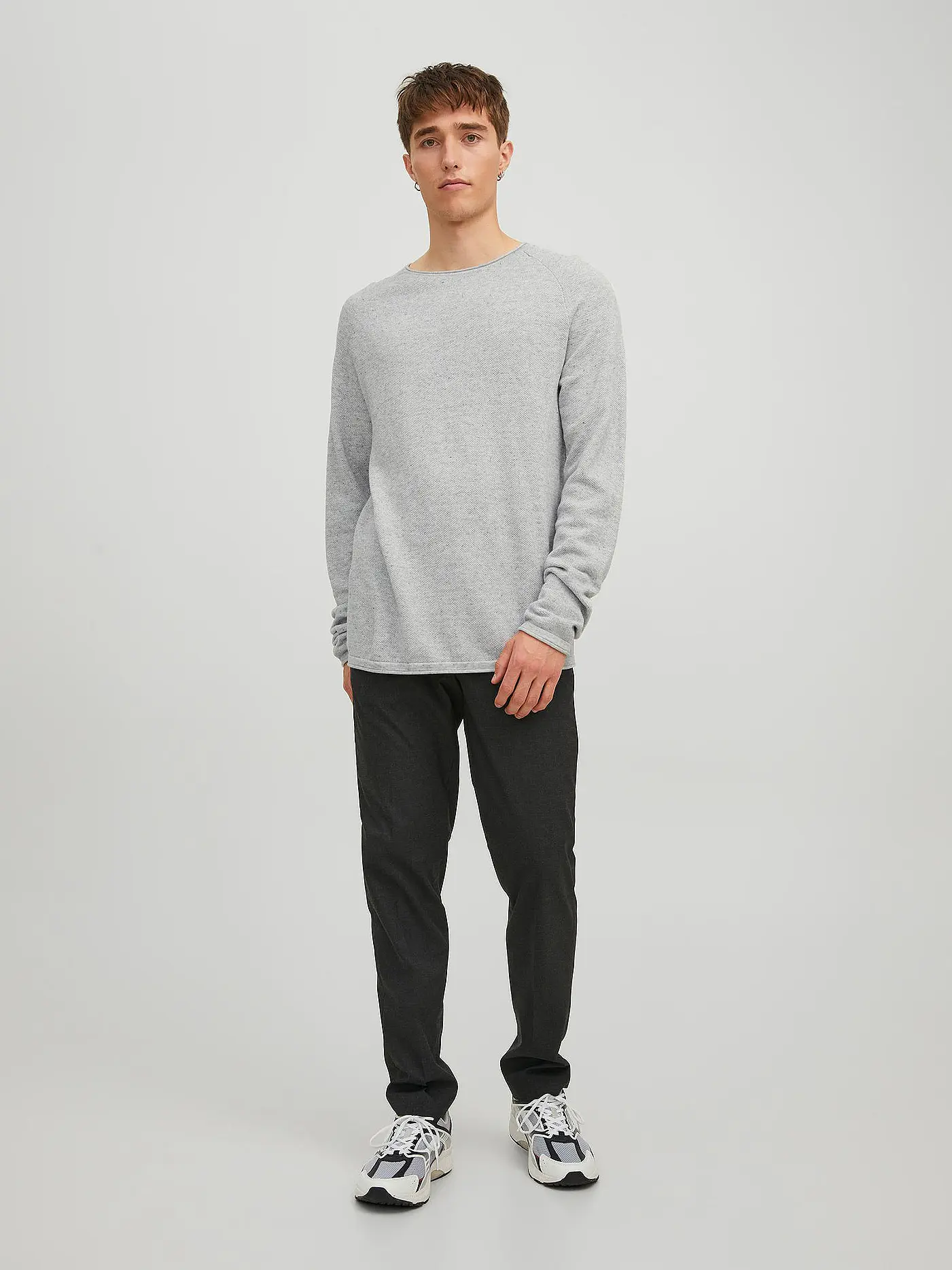 JACK & JONES | Pullover " JJEHILL " | grau